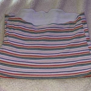 AE bright striped tube top